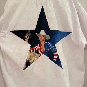 Cowboy Carter Los Angeles White Graphic T-Shirt